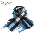 2017 Most Popular Fashionable Cheap Checked Pattern Scarf Organic Scarves For Men